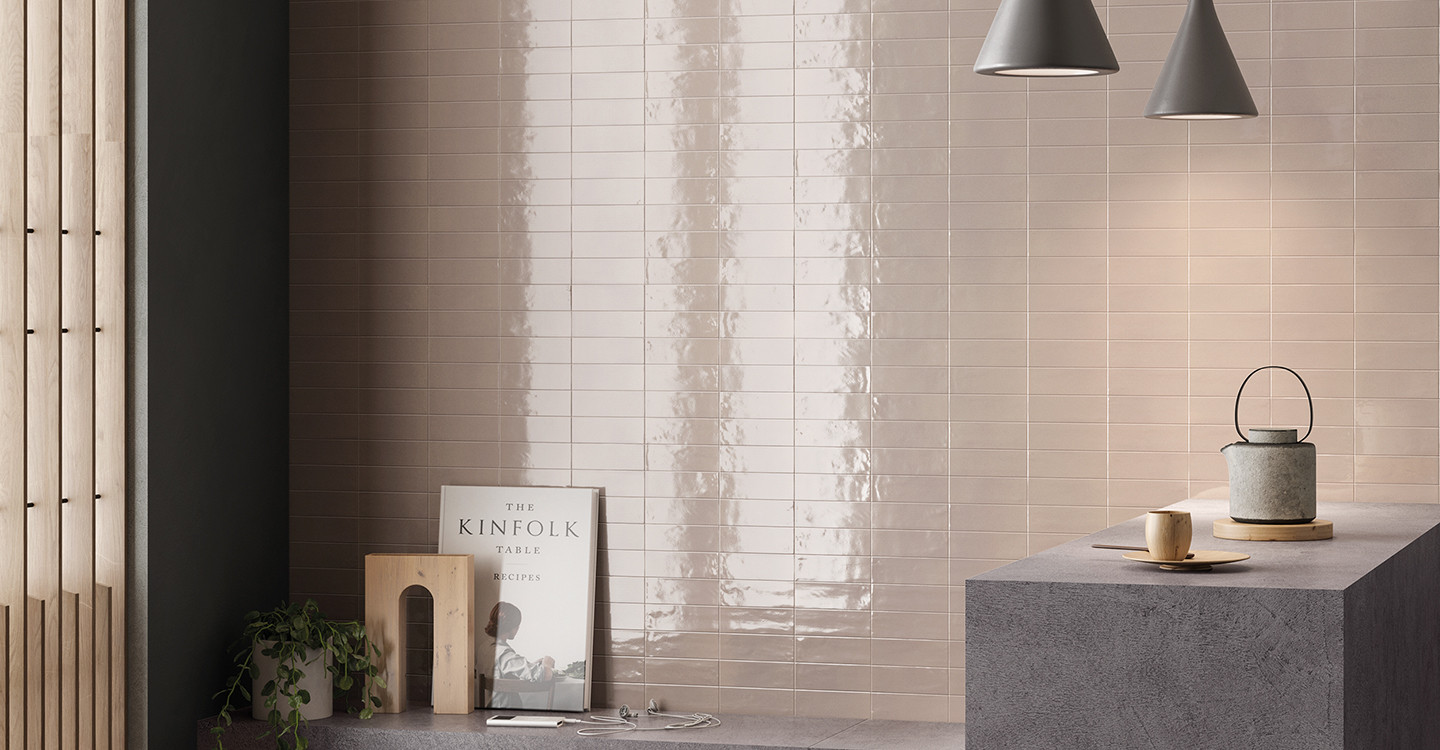 Sixty Antracite 60x120 - MInibrick Fango Lux Amb Cucina copy