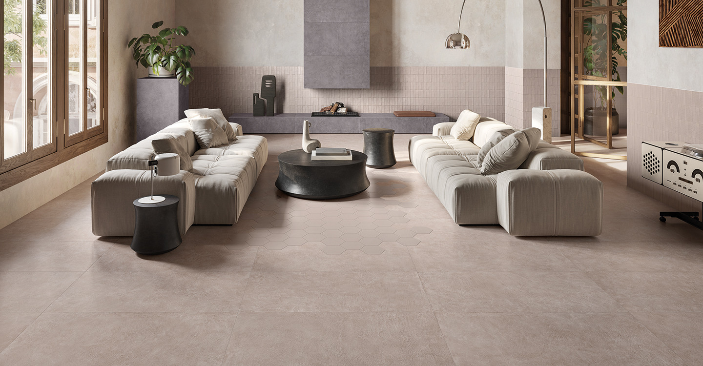 Sixty Fango 60x120 Esagona - MInibrick Amb Living