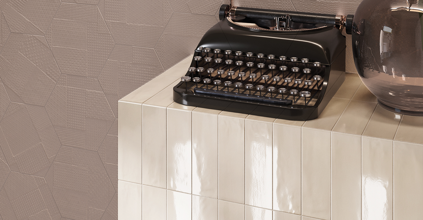 Sixty Fango Esagona Timbro - Minibrick Sabbia Part Studio