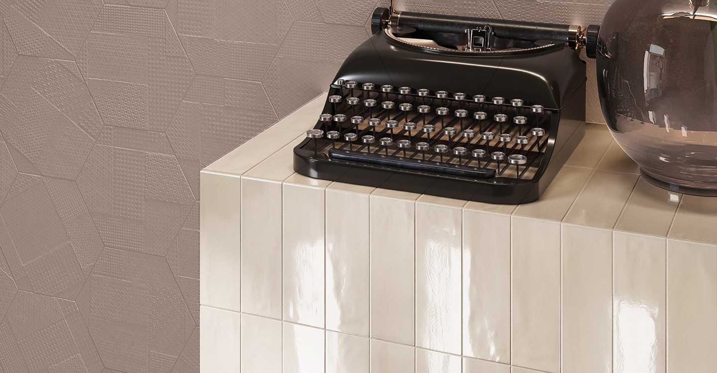 Sixty Fango Esagona Timbro - Minibrick Sabbia Part Studio