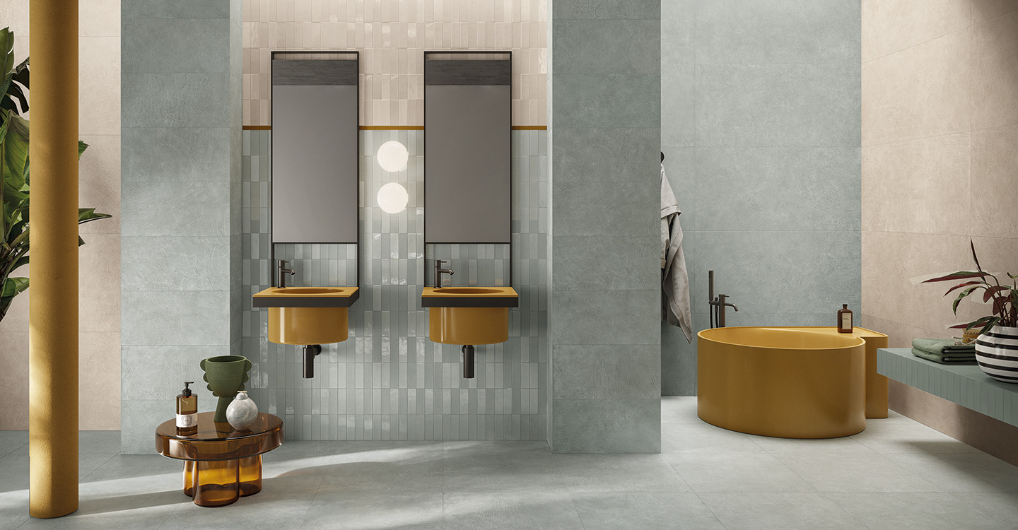 Sixty Salvia 60x60 - Minibrick Sabbia Amb Bagno