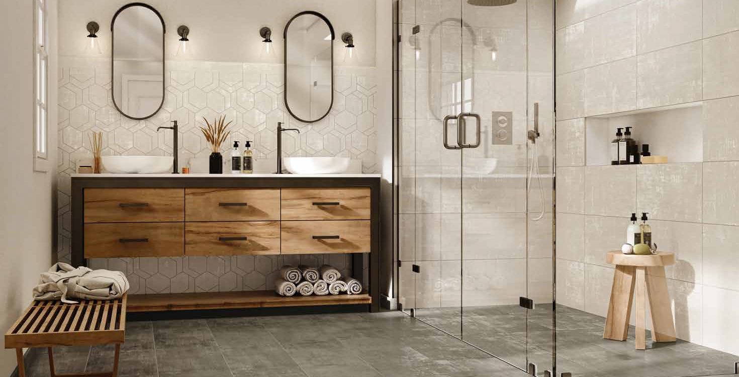 fray metal grey and white