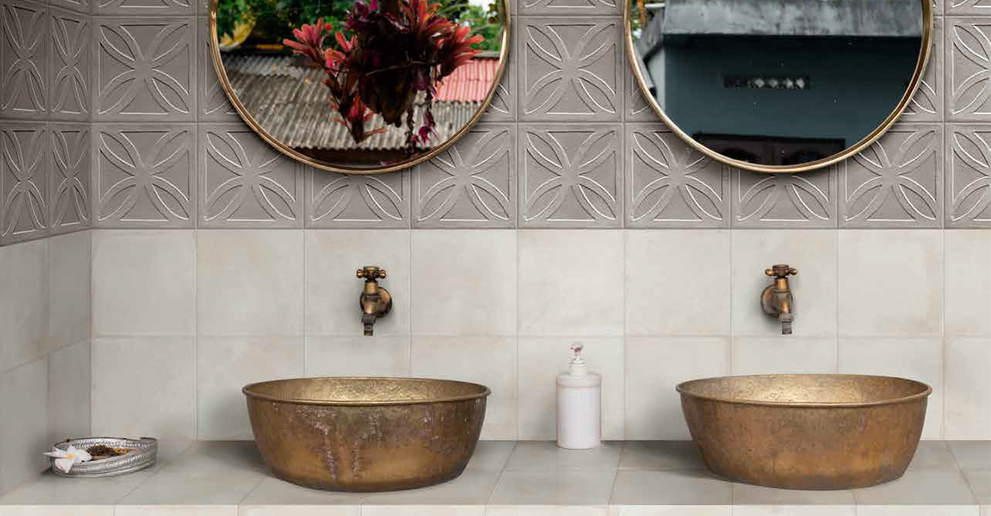 Amuri Struttura 3D Gelosia Grigio