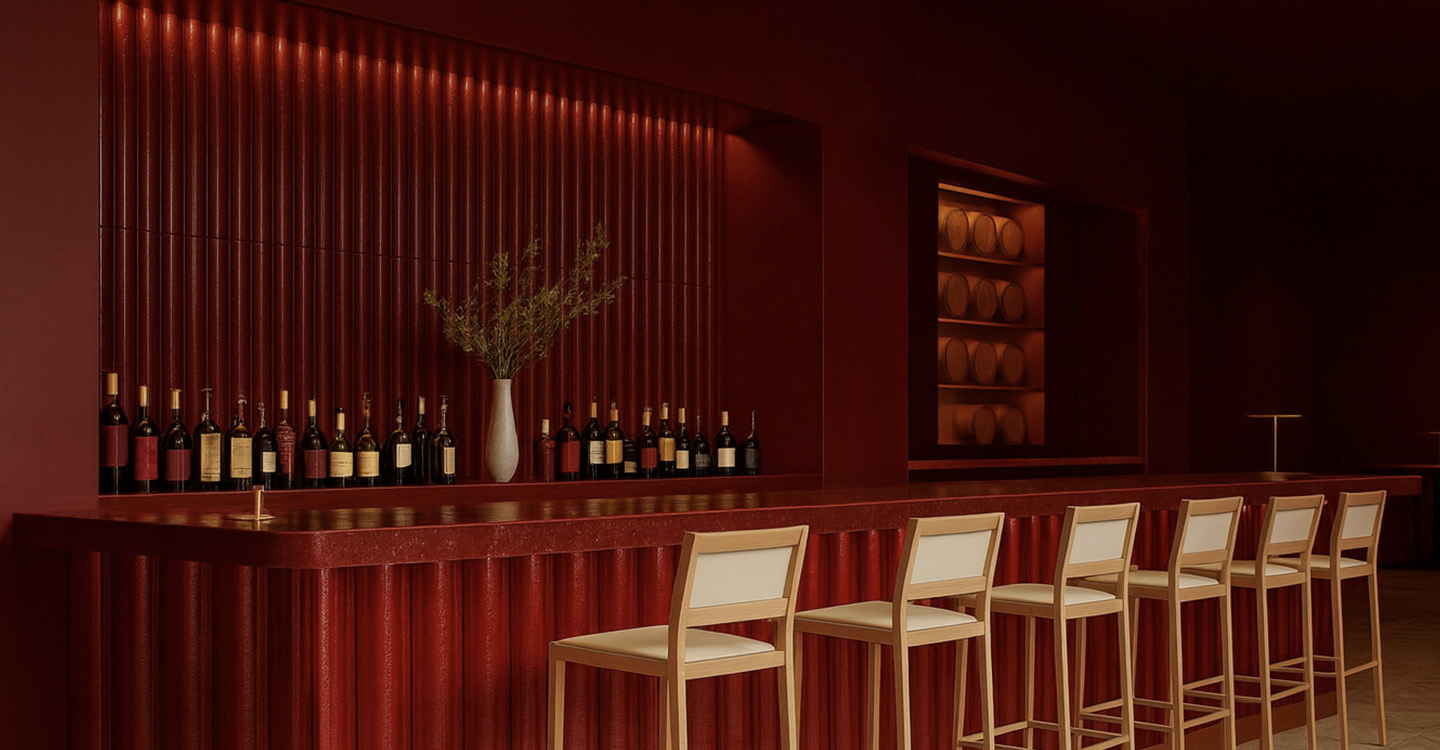 Magellan-Fire-Stone-Concave-Lacquer-Red-Satin-3cm-469562-Install