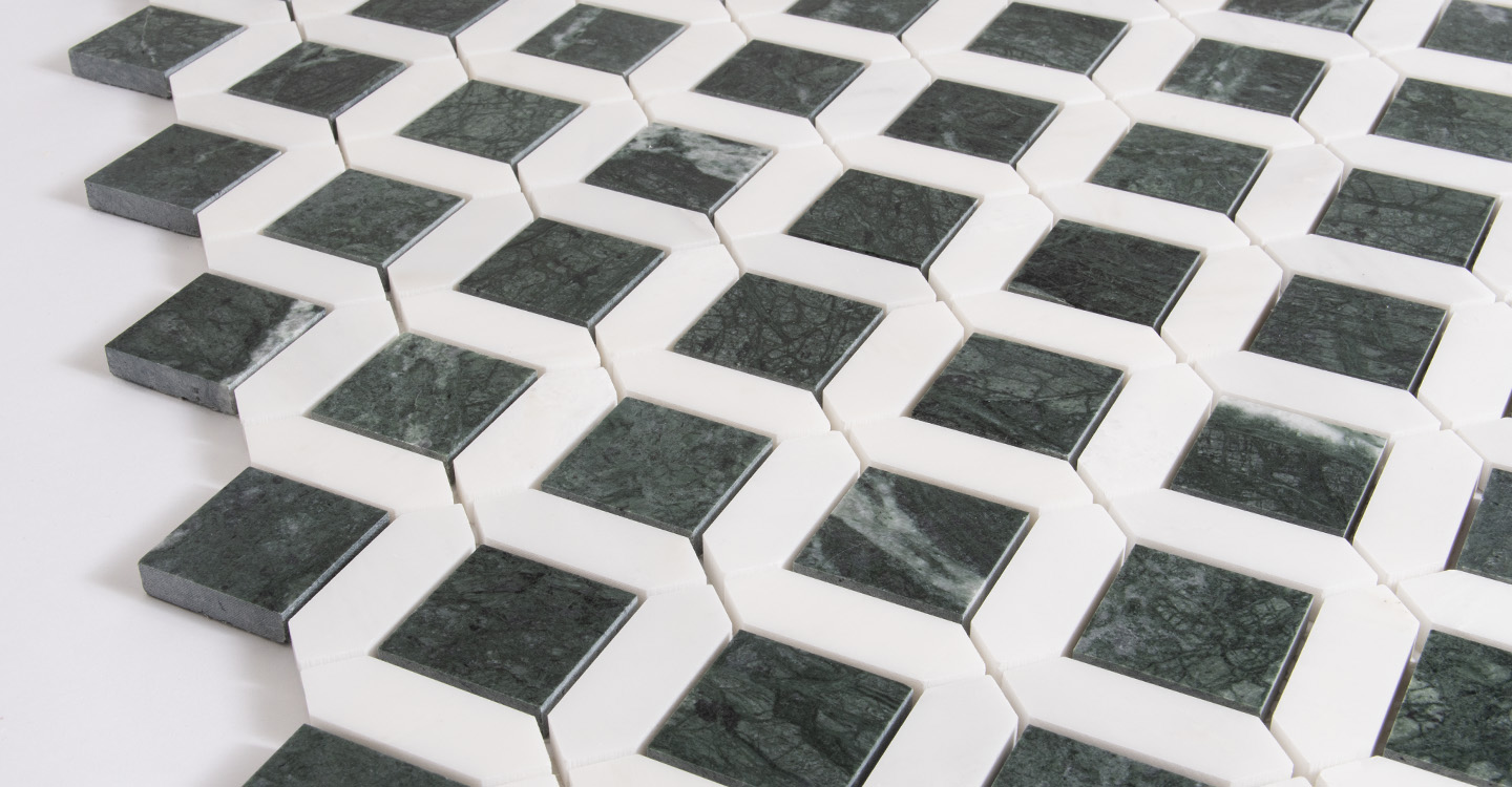 Marble-FO-Gatteau-Veria-Green-Mosaic-Honed-1cm-472824-001-Angle-Detail
