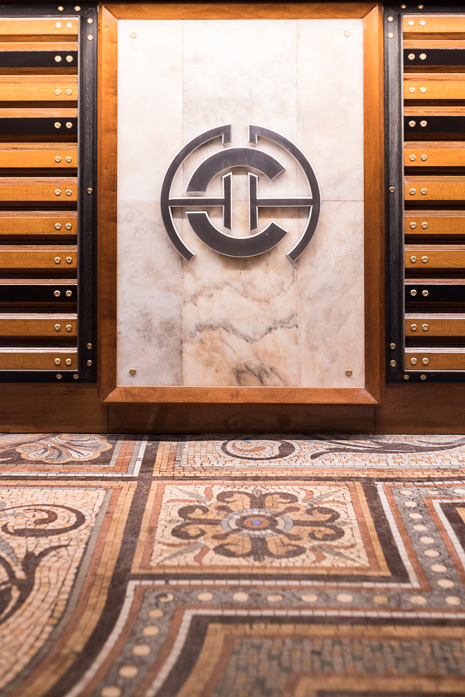 Historic Mosaic Flooring in Chicago Athletic Club Hotel